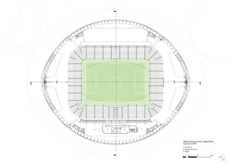 Stadion Al Janoub u Kataru; - Zaha Hadid Architects