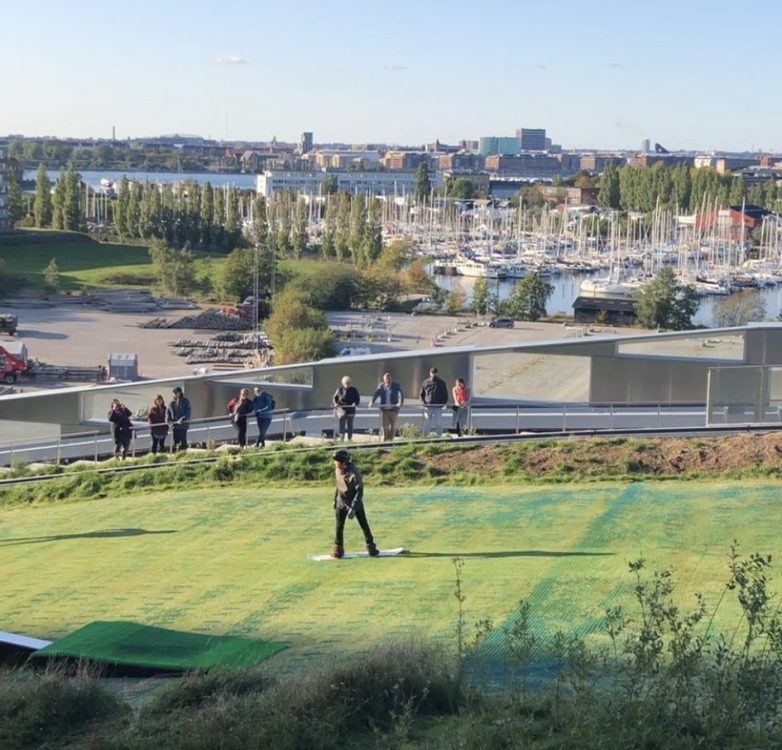 Skijanje usred grada; Foto: Kristina Janka