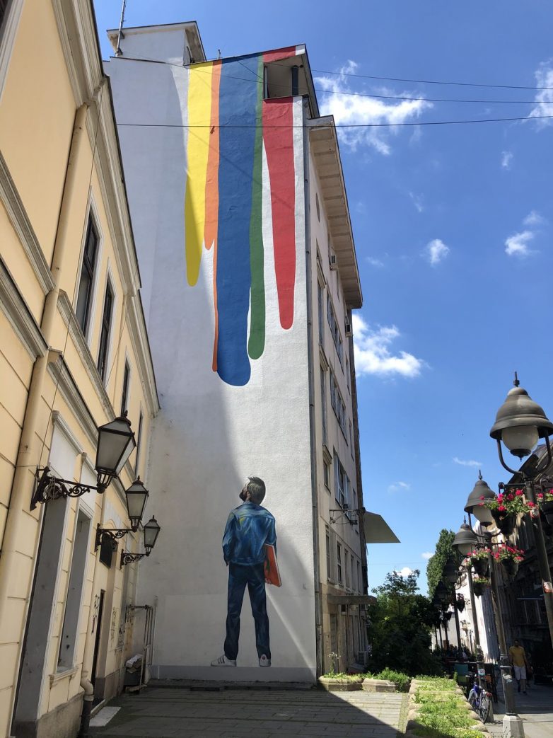 Mural Studenta u Rajićevoj ulici; Foto: Milja Mladenović