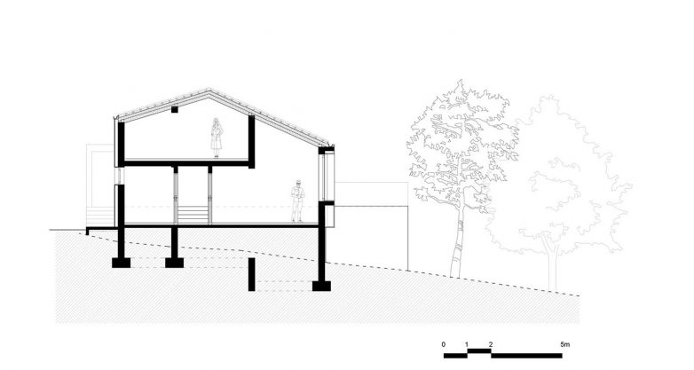 U jednom delu objekta nalazi se potkrovlje