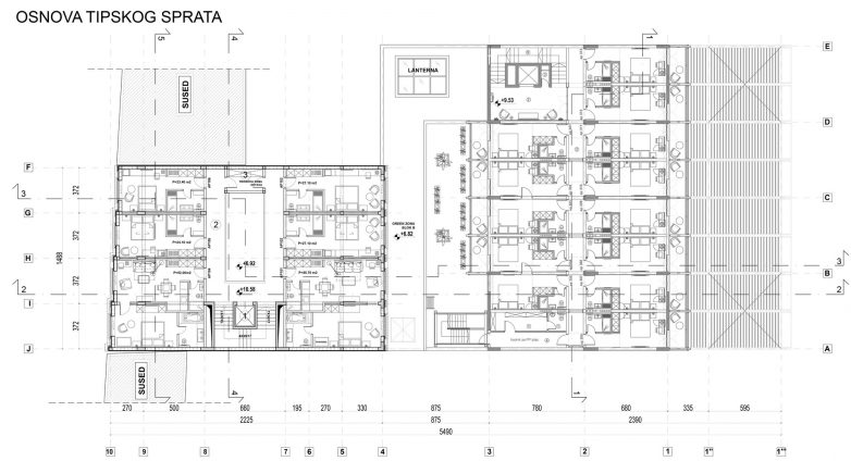 Osnova tipskog sprata