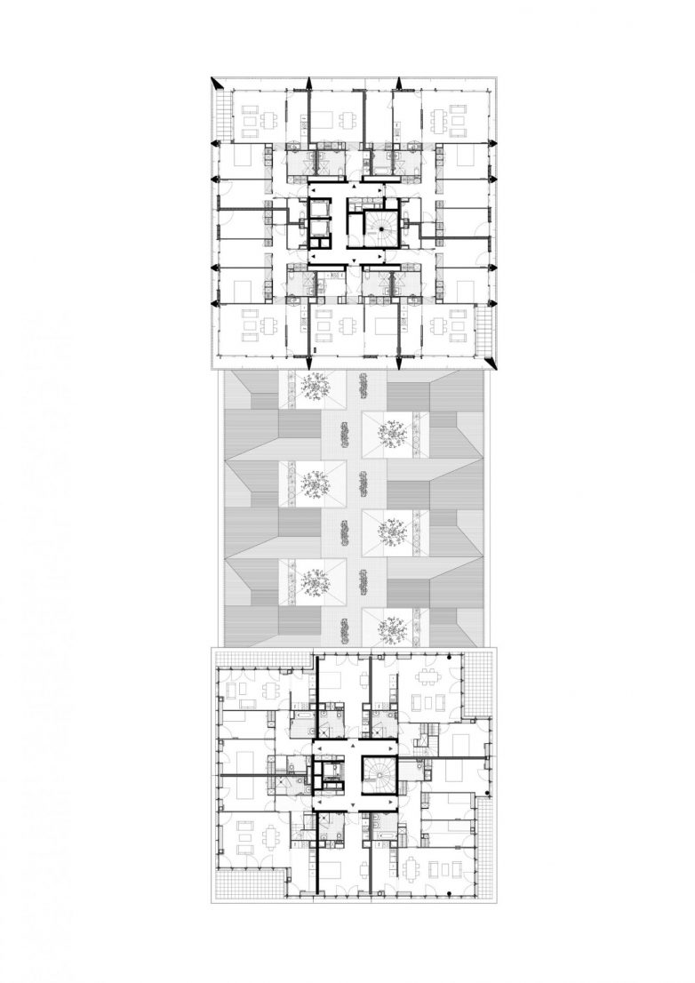 Osnova viših spratova