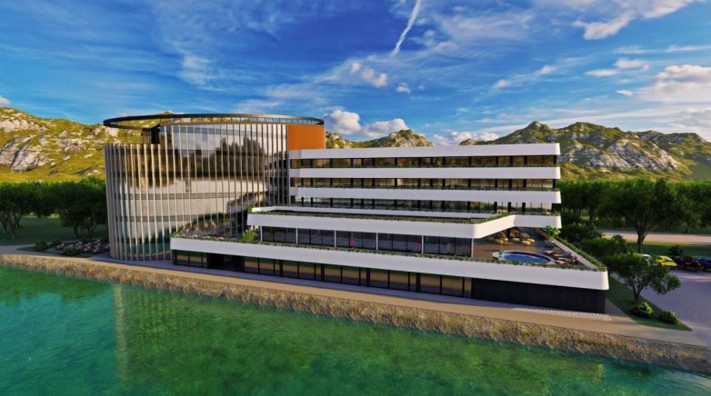 Novoprojektovani objekat ma Dunavu sastoji se iz dva krila; Render: IBM Consult