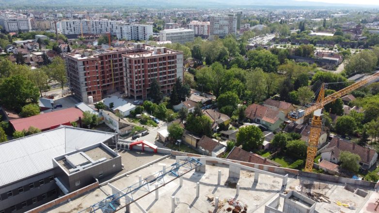 Izgradnja dve nove lamele Kliničkog centra Vojvodine; Foto: Gradnja