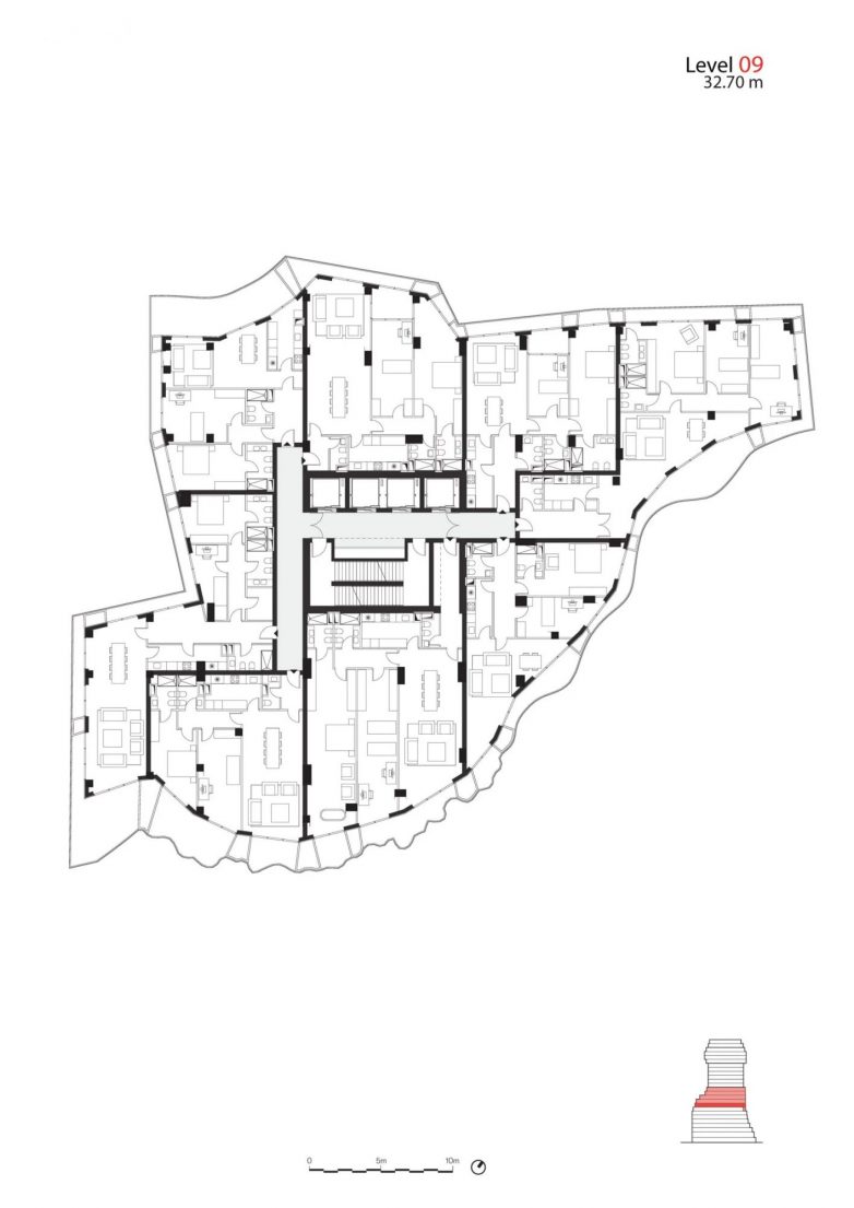 Osnova devetog sprata