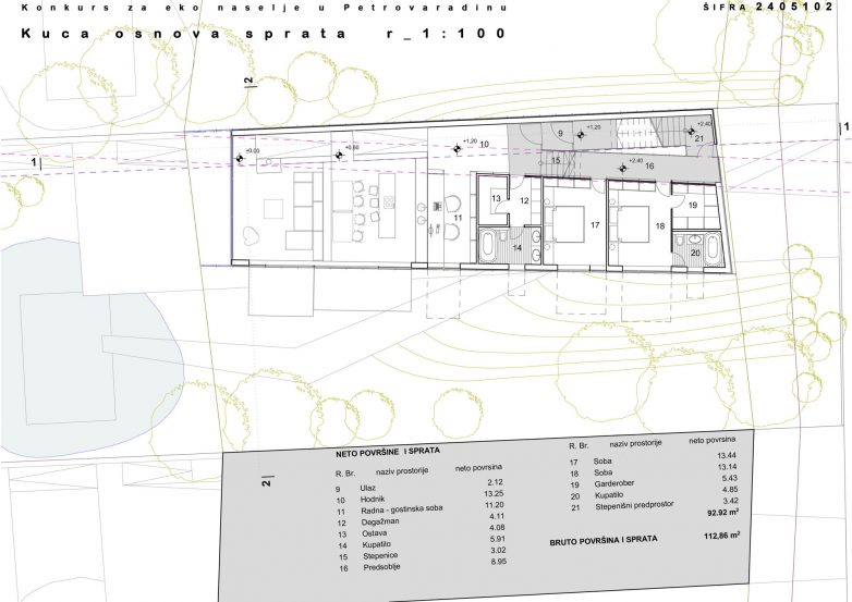 Kuća – osnova sprata