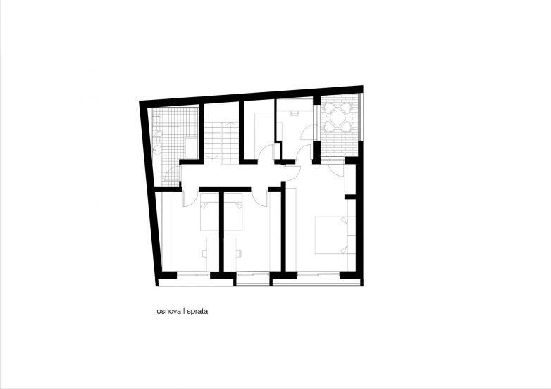 Osnova 1. sprata