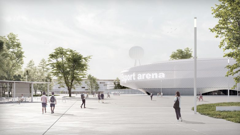 Arhitektonska vizija grada Novska u Hrvatskoj; Rendering: ALBATROSS