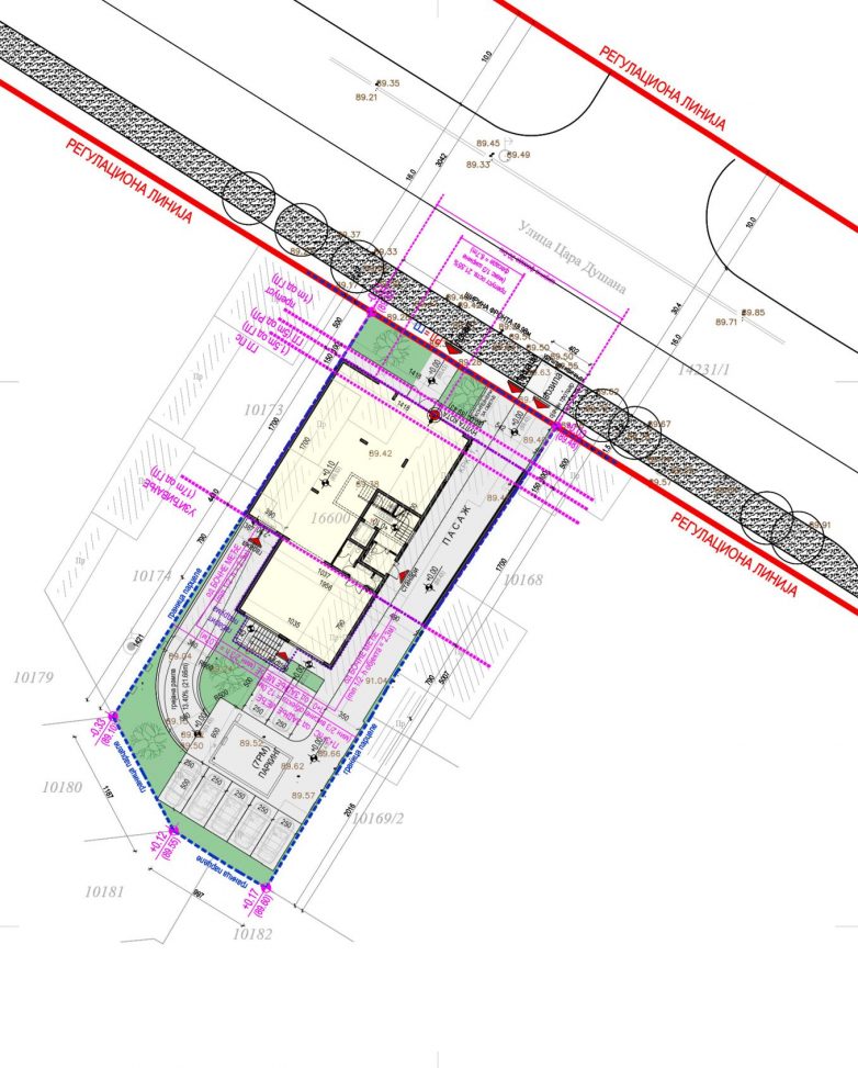 Situacija sa osnovom prizemlja
