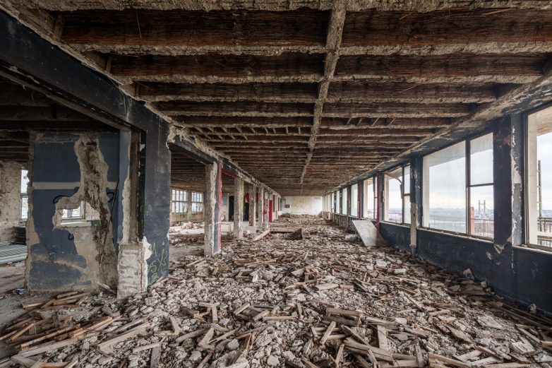 Gradilište snimljeno 19. januara 2023; Foto: Miloš Martinović