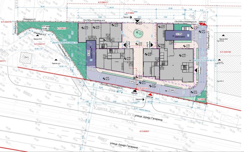 Situacija sa osnovom prizemlja