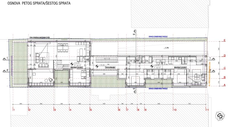 Osnova 5. sprata/6. spata