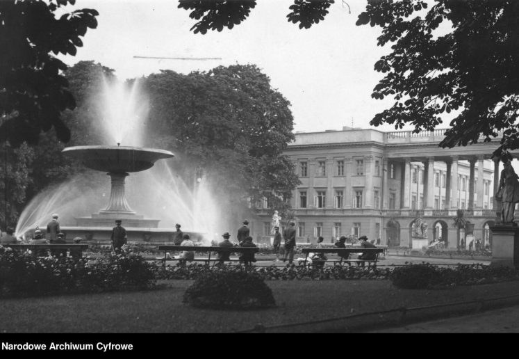 Saksonska palata pre 1939. godine; Foto: Warsaw National Digital Archives of Poland
