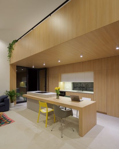 Kuća ima integrisan sistem podnog grejanja; Foto: Relja Ivanić