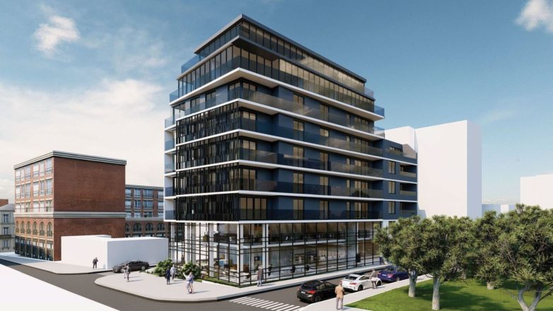 Planirani objekat u KO Vračar; Vizuelizacija: Studio TEKTO