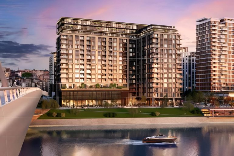 Planirani objekat u Beogradu na vodi; Vizuelizacija: DA Dizajn arhitektura