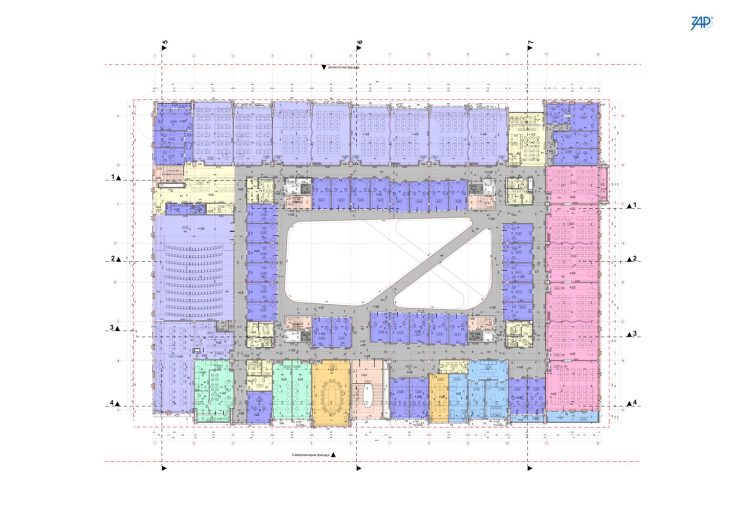 Osnova 2. sprata (Geografski fakultet)