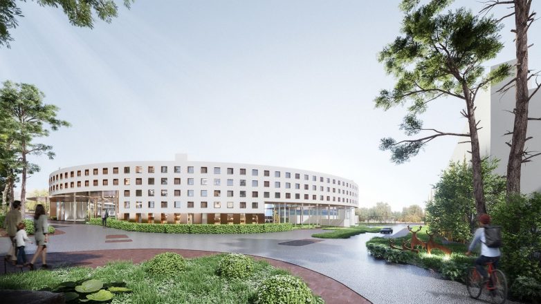 Pogled sa raskrsnice; Vizuelizacija: Luka Stevanović