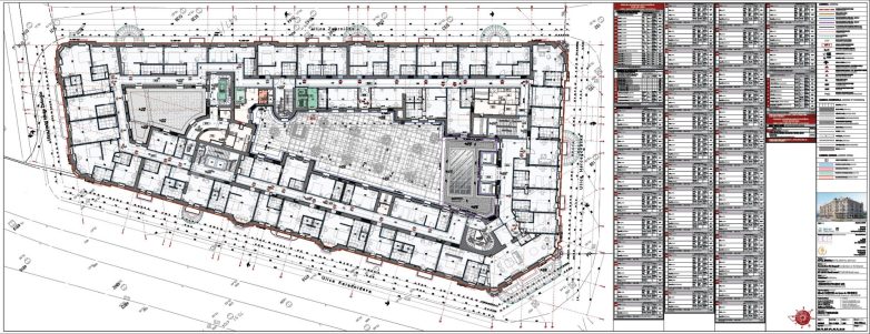 Hotel Bristol – osnova treće etaže