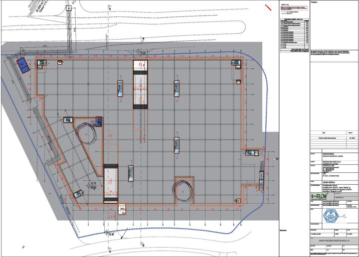 Podzemna garaža – nivo -0,5