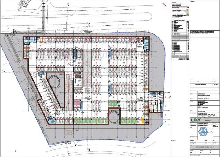 Podzemna garaža – nivo -1