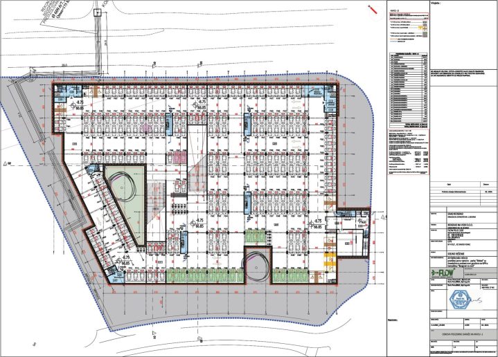 Podzemna garaža – nivo -2