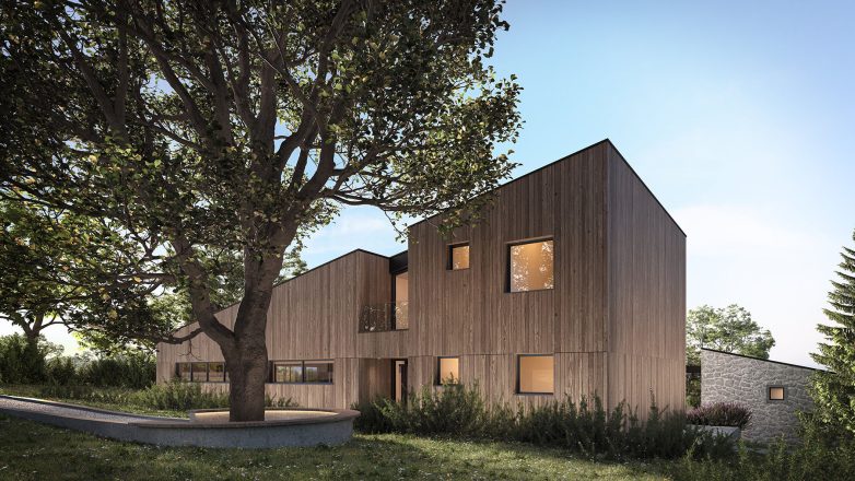 Kuća na Kosmaju; Render: PRAKSA 59