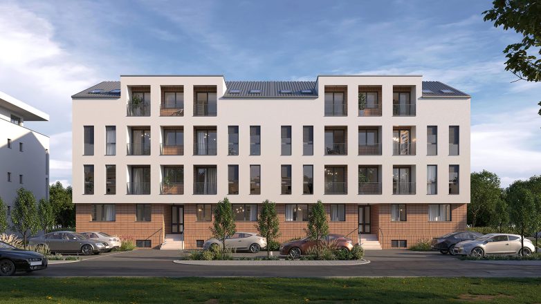 Stambeni objekat u Šapcu; Render: PRAKSA 59