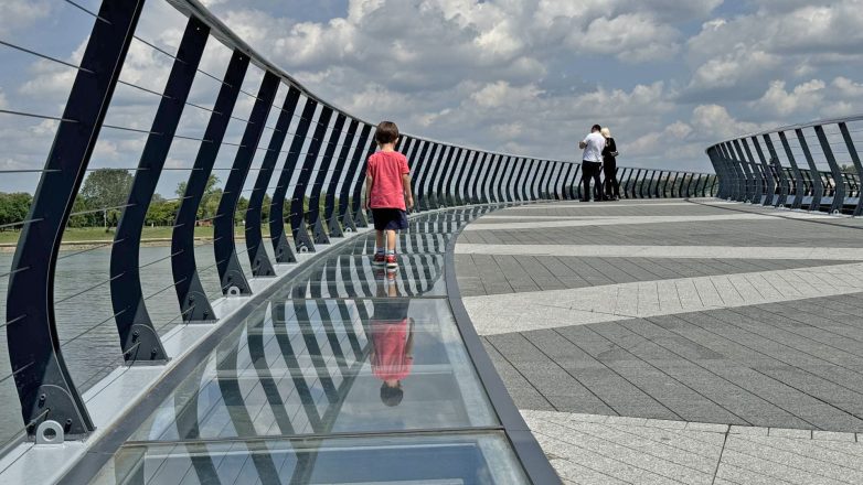Selfi most na Savi Promenadi; Foto: Gradnja