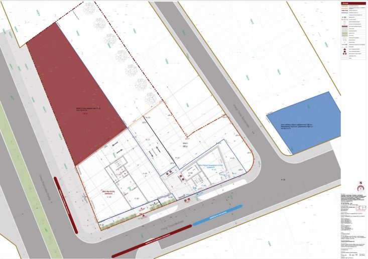 Situacioni prikaz sa osnovom prizemlja