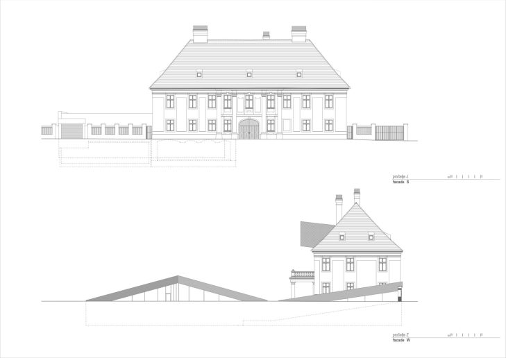 Južna i zapadna fasada