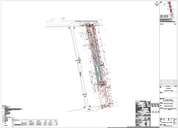 Situacioni plan sa osnovom prizemlja