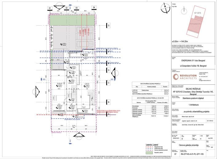 Osnova galerije prizemlja