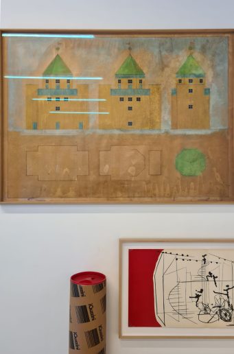 Crtež Alda Rosija za Teatar sveta (Teatro del Mondo) u kolekciji Fundación de Arquitectura Frágil, Santijago de Čile | Foto: Nebojša Antešević