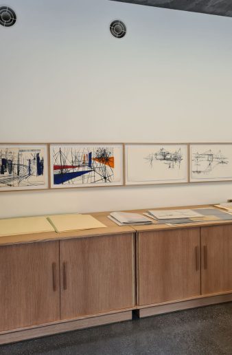 Crtež Alda Rosija za Teatar sveta (Teatro del Mondo) u kolekciji Fundación de Arquitectura Frágil, Santijago de Čile | Foto: Nebojša Antešević