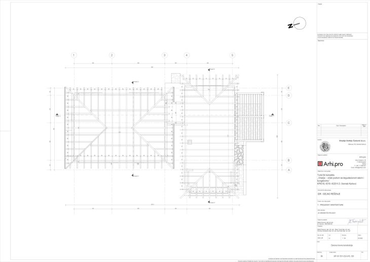 Osnova krovne konstrukcije