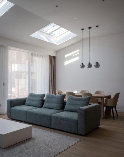 Enterijer jedne od stambenih jedinica na poslednjem spratu | Foto: Miloš Martinović