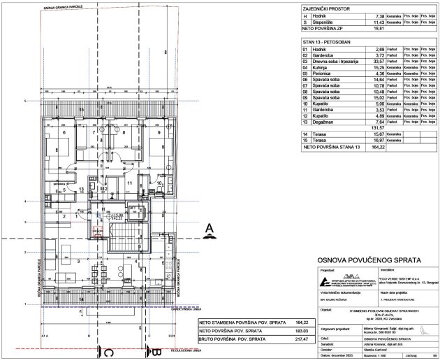 Osnova povučenog sprata